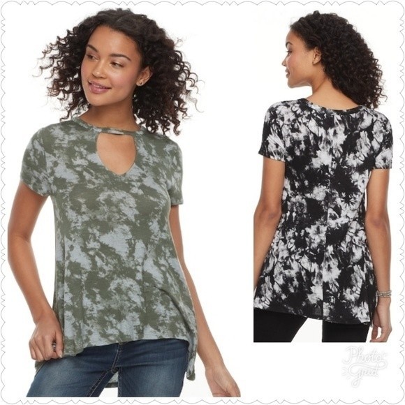 Mudd Junior Keyhole High-Low Hem Sz XS NWOT - Picture 1 of 6